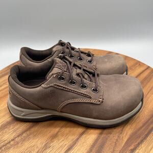 Red Wing Shoes Women Size 5 B Brown Leather SD Safety Toe Work 2307 Sneakers